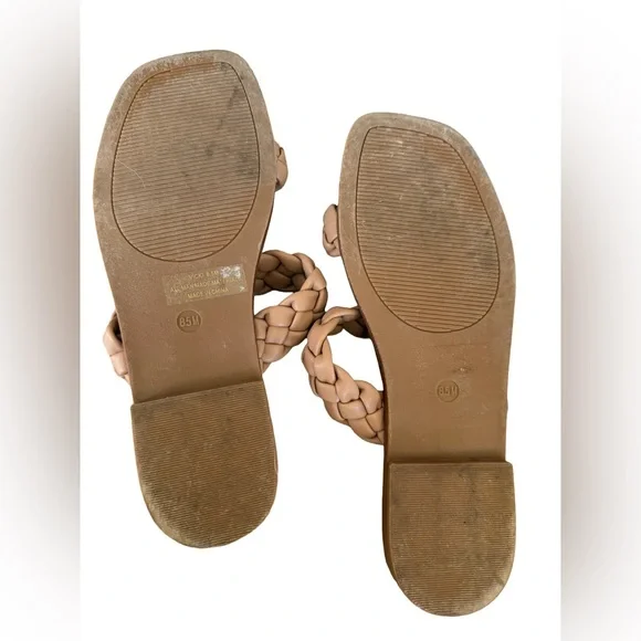 Sincerely Jules Tan Braided Sandals - Picture 7 of 10